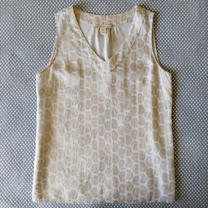 Saint Tropez West linen sleeveless top size M.